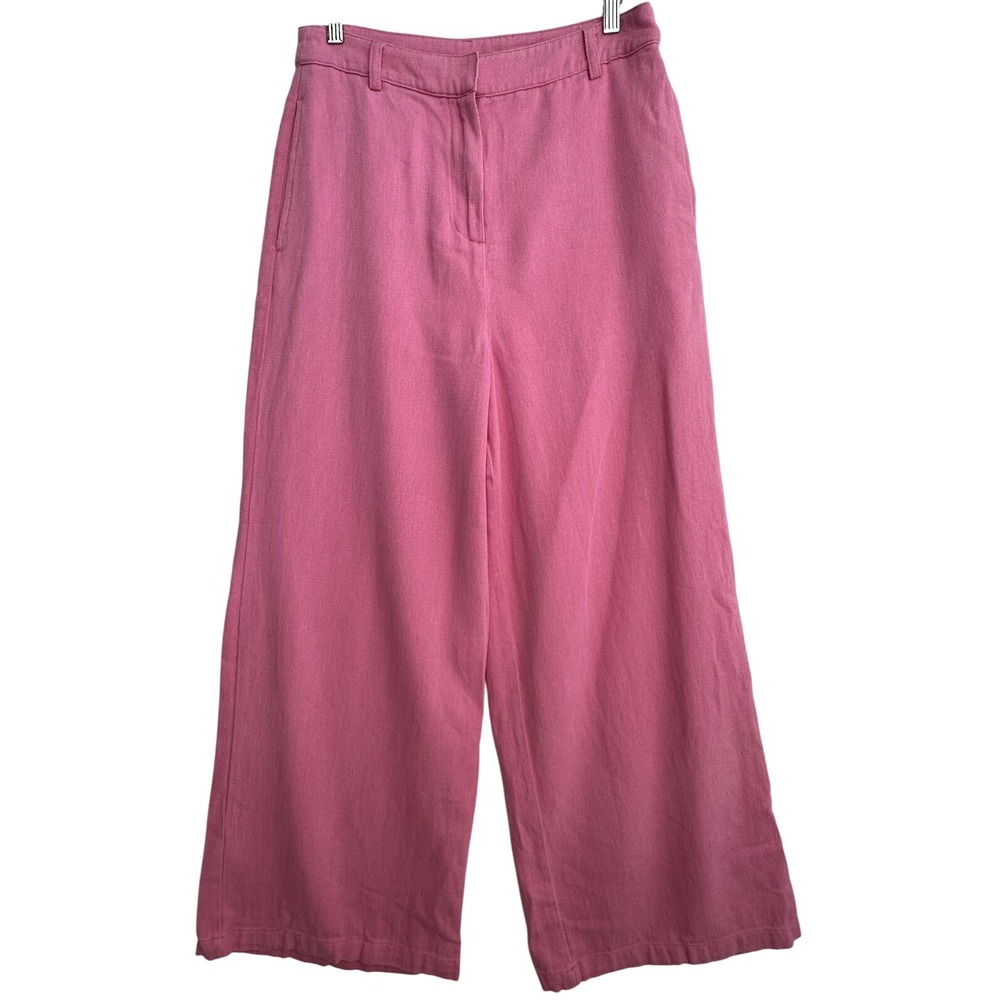 House of Harlow 1960 Pink Wide Leg High Waisted Pants Size 8